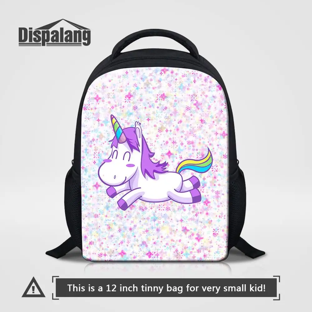 

Cute Unicorn Cartoon School Bag For Little Girls Custom Design Kids Kindergarten Backpacks Bookbag 12 Inch Mini Back Pack Rugzak