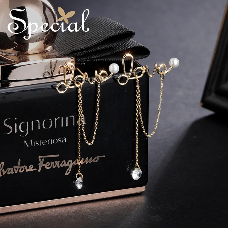 

SPECIAL European and American fashion personality temperament tassel lined skin S925 silver needle earrings earrings touching th