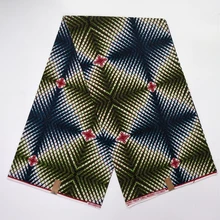 Высокое качество восковой ткани хлопок африканская восковая Ткань 6 ярдов/шт для платья, одежды