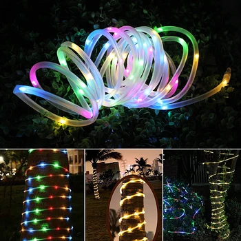 

7M 12M Garden Solar Garland Lighting LED String Fairy Lights Outdoor Christmas Light Chain Decoration Waterproof for Holiday