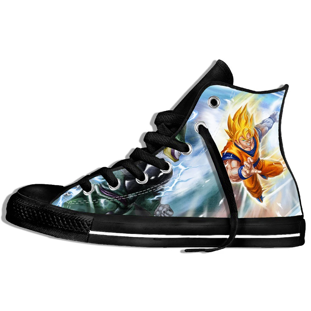 Обувь Dragon Ball Z; мужская обувь с 3D принтом; Супер Saiya Son Goku Brolly; кроссовки с принтом; Hombre; повседневная обувь