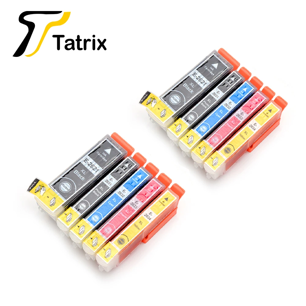 Tatrix совместимый чернильный картридж для принтера Epson 26XL T2621 T2631 для Epson XP-510 XP-520 XP-600 XP-605 XP-610 XP-615 XP-620 XP-625 и т. д