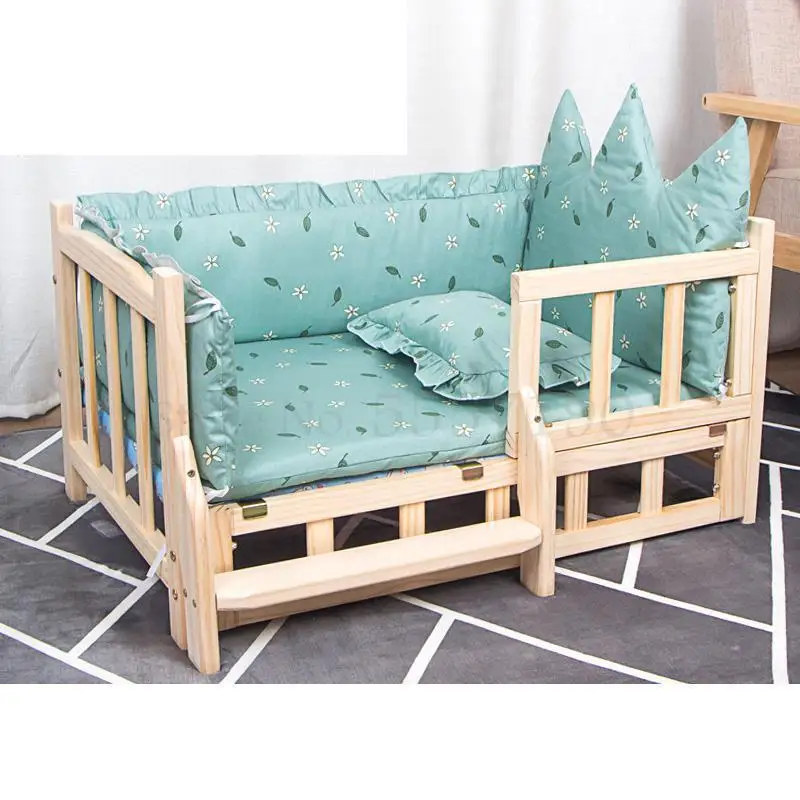 Dog Bed Pet Three-piece Bedding Mattress Pillow Wai | Дом и сад