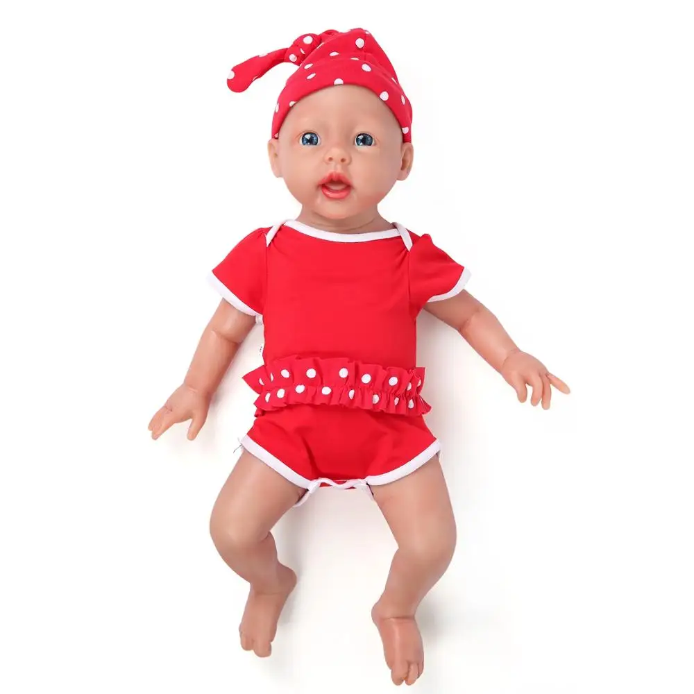 IVITA WG1515 50cm 3960g Realistic Blue Eyes Silicone Newborn Reborn Babies Soft Lifelike Girl Toy Baby Juguetes Poupee Enfant
