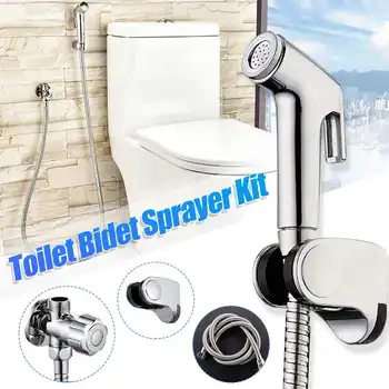 

Handheld Toilet Bidet Sprayer Set Kit ABS Hand Bidet Faucet for Bathroom Hand Sprayer Shower Head Home Self Cleaning Tools