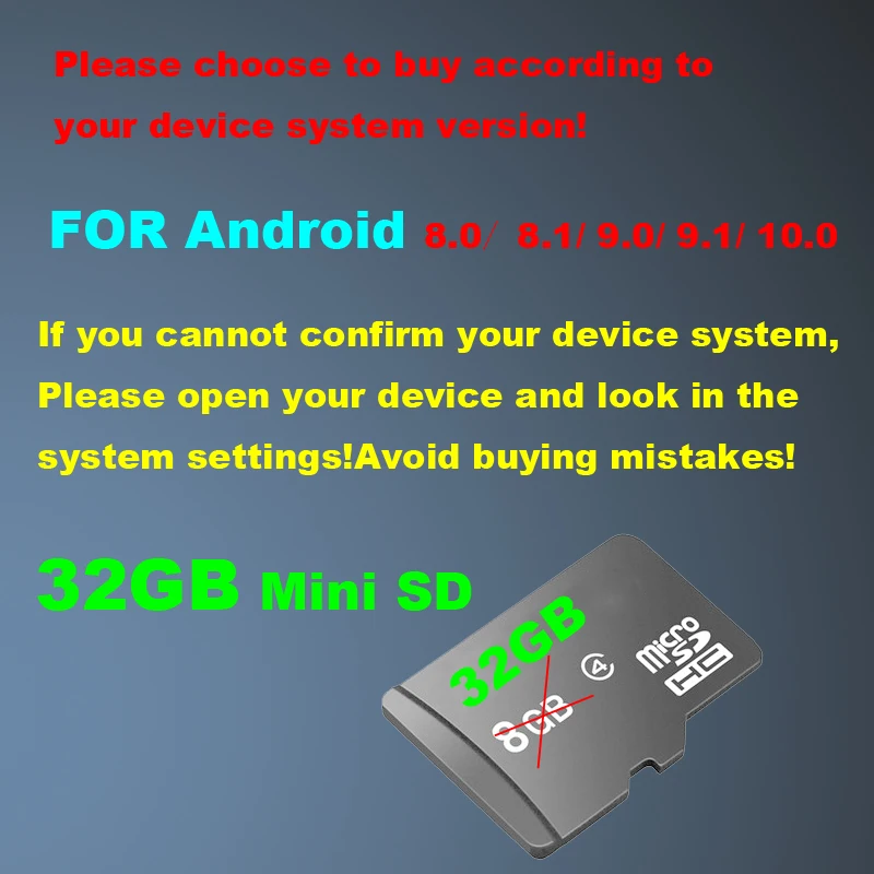 For Android 8.0-10 Gps Аксессуары 32G gps карты sd карты последняя карта для WinCE автомобиля gps навигационная карта Европа/Россия/США/CA/AU/Израиль Автомобильная gps карта - Формат цифровых медиаданных: For Android 8.0-10