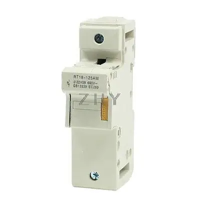 

AC 690V 125A 58mmx22mm Single Pole Fuse Holder RT18-125AM