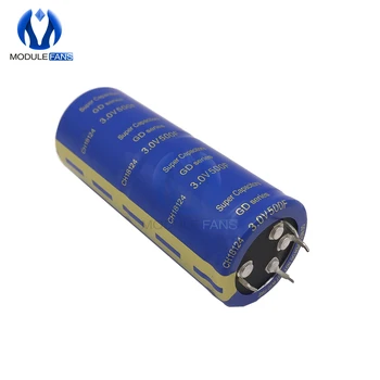 

3V 500F 35*88mm Super Farad Capacitor High Frequency Low ESR 4 Pin 3V500F Super Capacitor for Car Stereo Speaker Battery