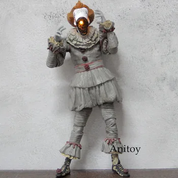 

Stephen King's It Pennywise The Dancing Clown NECA Hot Toys with LED Light Pennywise Action Figure PVC Collectible Model Toy