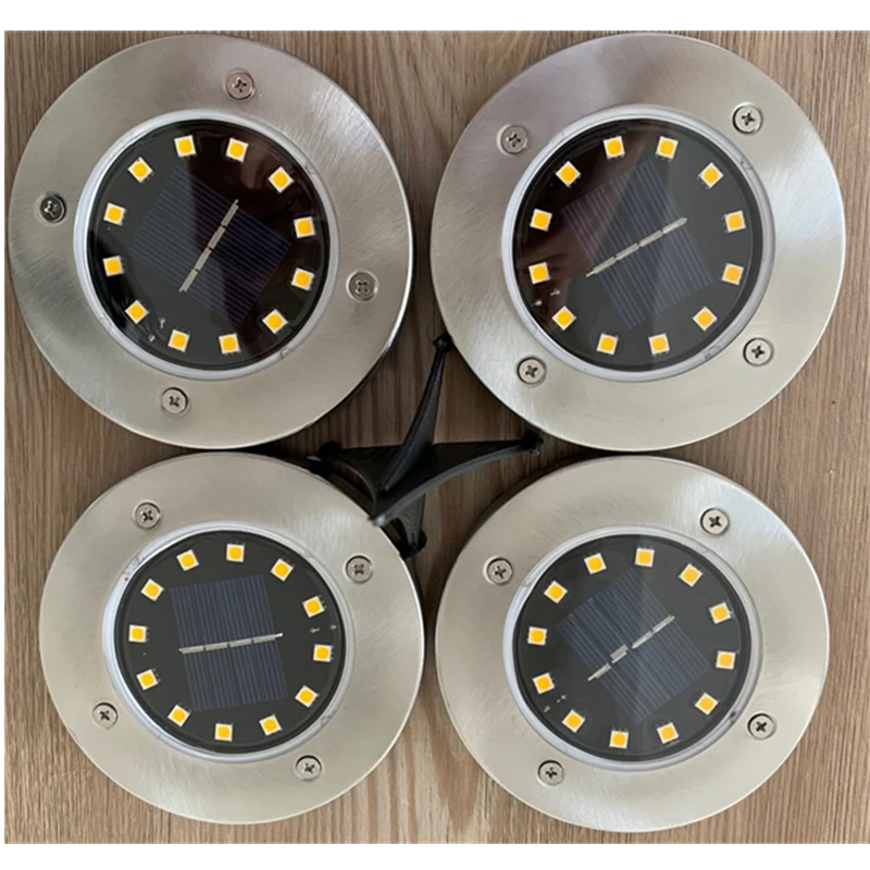 12LED светильник для лестницы на солнечной энергии под заземлением