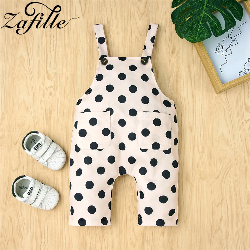 ZAFILLE Summer Baby Girl Clothes 2021 Dot Printed Sleeveless Baby