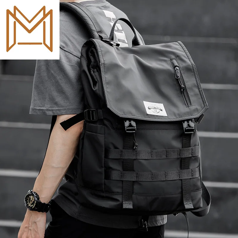 

Trend Both Shoulders Package Male Concise Tide Travelling Bag Capacity Inch Computer Backpack University High