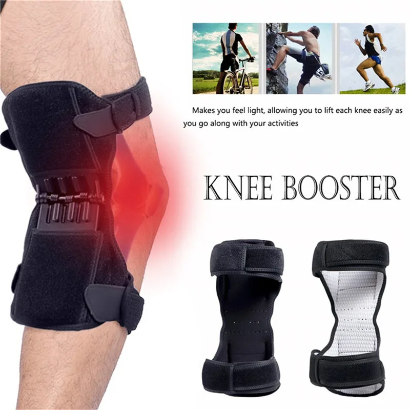 

Joint Support Knee Pads Upgraded Diamond Tibia Knee Booster Adjustable Breathable Non-slip Power Lifting Joint Support
