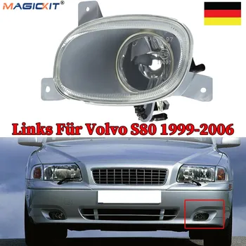 

MagicKit Left Passenger Side Front Bumper Fog Light Lamp 8620224 For Volvo S80 1999-2006