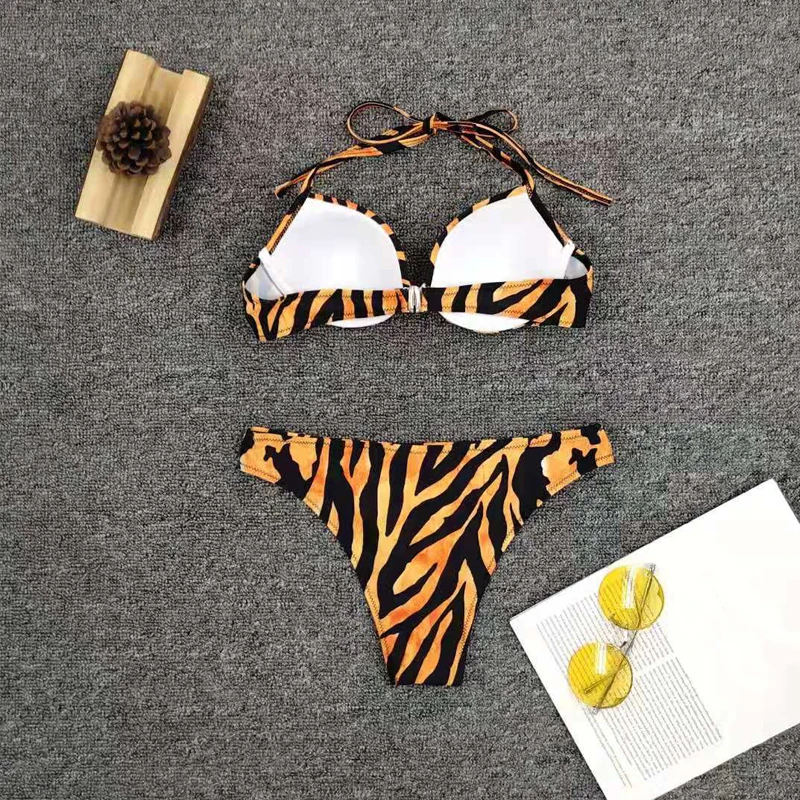 Леопардовый комплект бикини, купальный костюм, женский сексуальный купальник, бандаж, бикини, танкини, слинг, дешево, пуш-ап, низкая талия, бикини, бикини