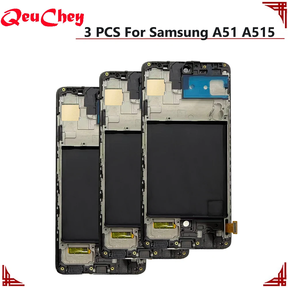 3 PCS TFT Incell Screen For Samsung Galaxy A51 A515 A515F LCD Display Sensor Touch Screen