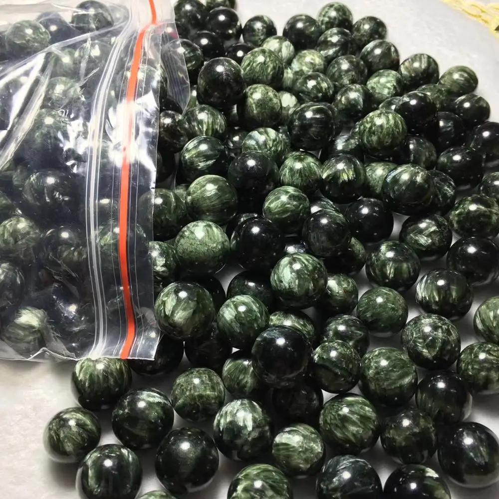 1 piece High Quality Natural Seraphinite Ball Seraphinite Sphere For Gifts or Decoration 3