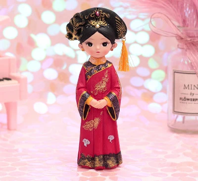 Китайские древние Куклы Принцесса император дворец подвижные суставы тела кукла подарок для девочки игрушки Рождество - Цвет: 20