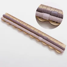 Японский Корейский сильный рисунок постоянно база лента для волос прочный Флокированный простой для детей и взрослых не повреждает волосы