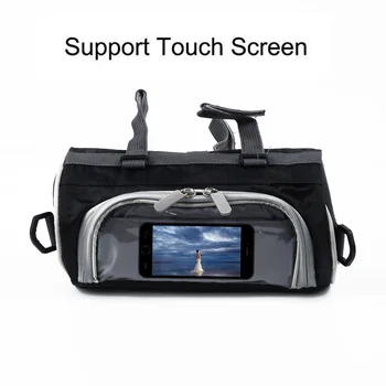 

Motorcycle Windshield Bag Electric Container Car Front Handlebar Fork Storage