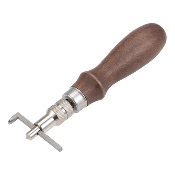 

uxcell Leather Grooving Tool Edges Filter Adjustable Leather Edge Stitching