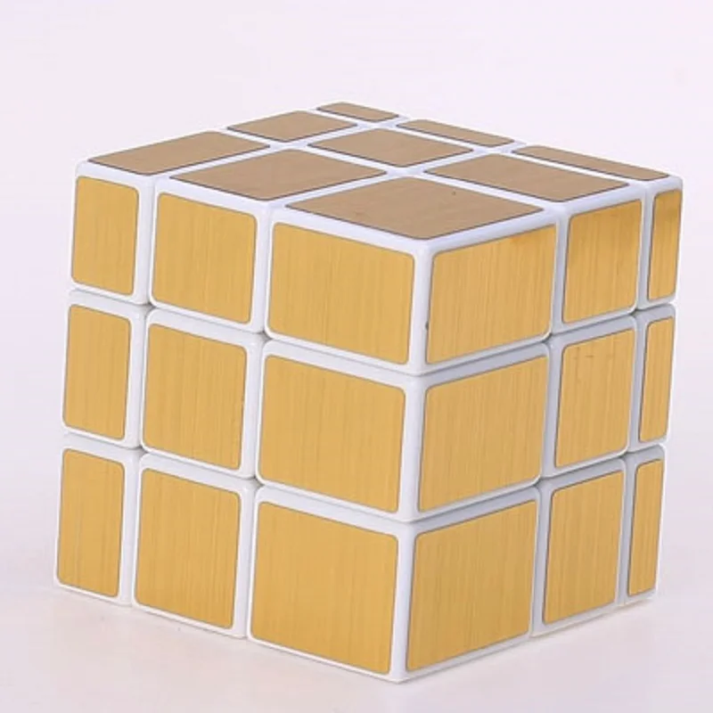 Shengshou 3x3x3 зеркальный волшебный куб серебристый пазл профессиональная скоростная