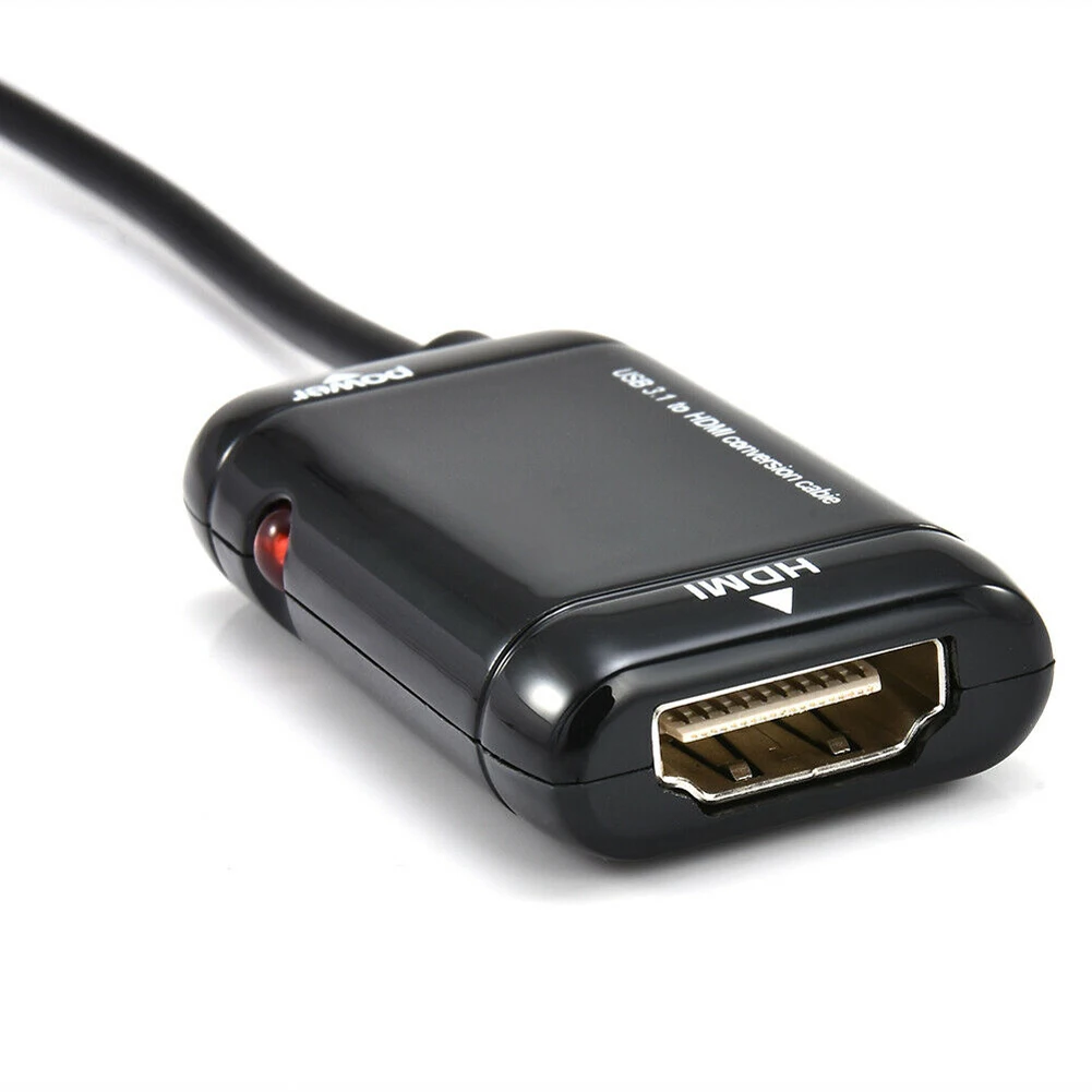 HD 1080P USB C адаптер HDMI 3 1 ТВ Кабель Портативный кабель типа для MHL Android Phone Tablet|USB-хабы| |