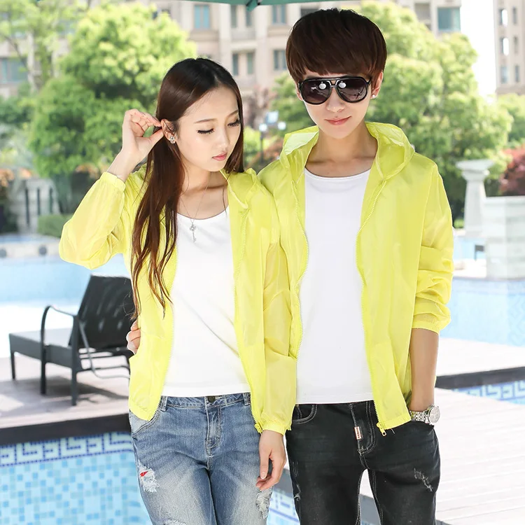 G9. 9 кожа Солнцезащитный летний плащ открытый воздухопроницаемая Рубашка стиль мужчины и женщины пары тонкий длинный спортивный ветрозащитный Uni