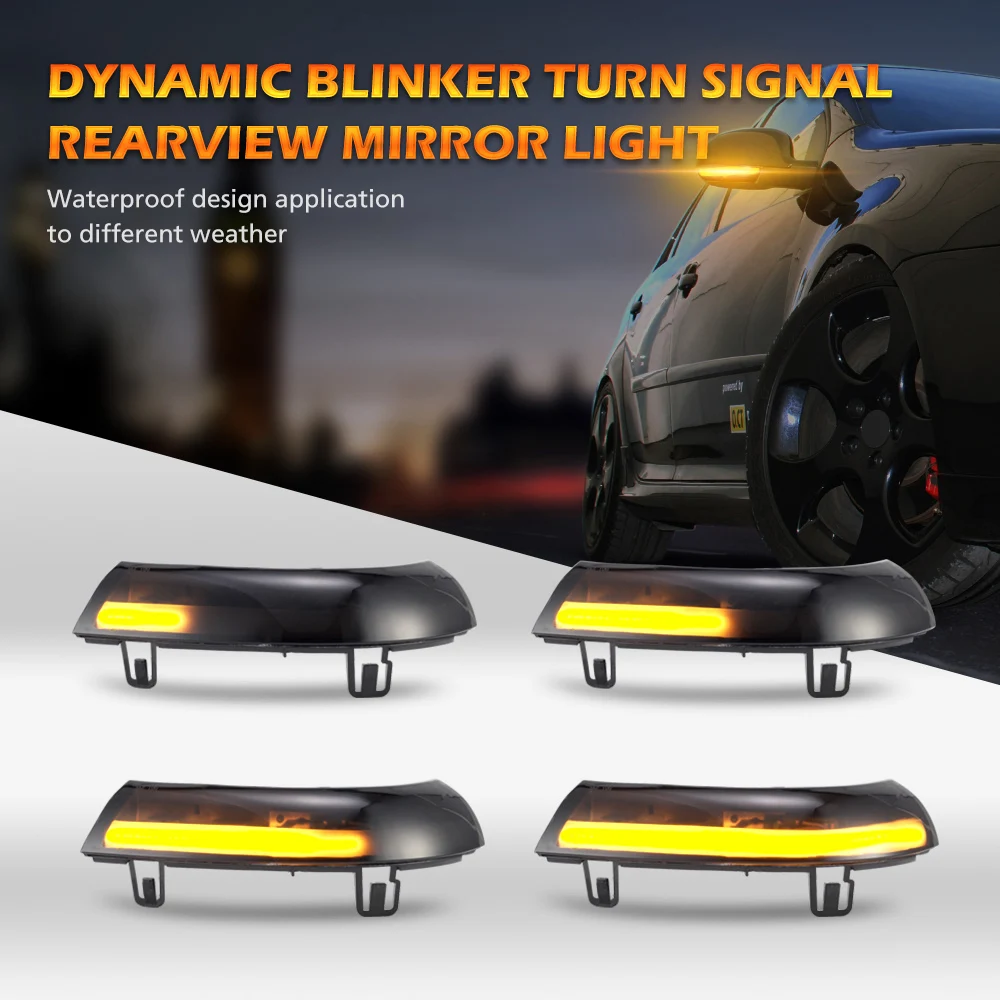 

2pcs Car LED Turn Signal Light For VW GOLF 5 GTI V MK5 Jetta Passat B5.5 B6 Sharan Superb EOS Dynamic Side Wing Mirror Indicator