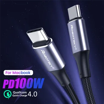 

5A 100w/60W USB C To Type C Cable PD Fast Charge Phone Charging Data Line Wire For Macbook Matebook Xiaomi Pro 0.5m/1m/2m