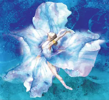 

Dancing Girl in Water Hippie Tapestry Room Wall Hanging Psychedlic Deco