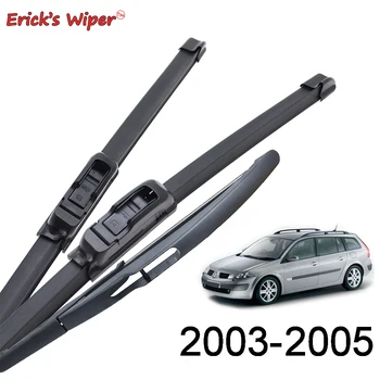 

Erick's Wiper Front & Rear Wiper Blades Set Kit For Renault Megane Sport Tourer Estate 2003-2005 Windshield Windscreen 24"18"10"