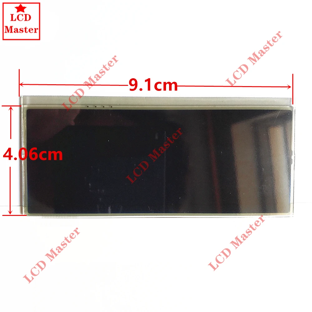 1pcs Car ACC Lcd Panel Module Display Monitors Pixel Repair Red background Air Conditioning Information Screen for Peugeot 207