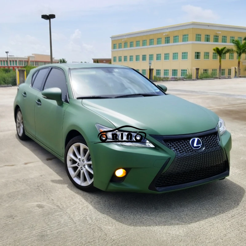 Army Green Matt Vinyl Wrap Sticker-4