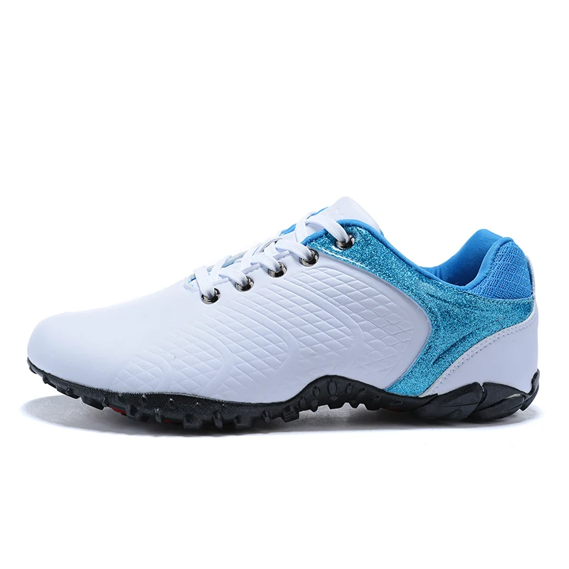 Men Sport Golf Shoes Outdoor White Man Walking Flat Waterproof Golf