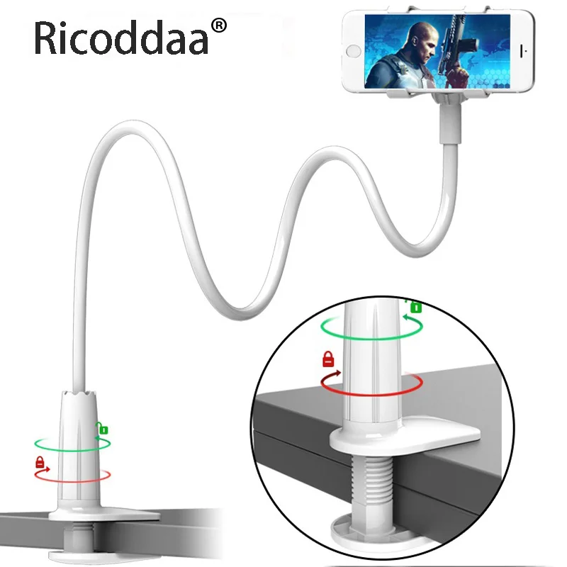 

360 Rotating Flexible Long Arms Mobile Phone Holder Desktop Bed Lazy Bracket Phone Stand Car Selfie Mount Bracket