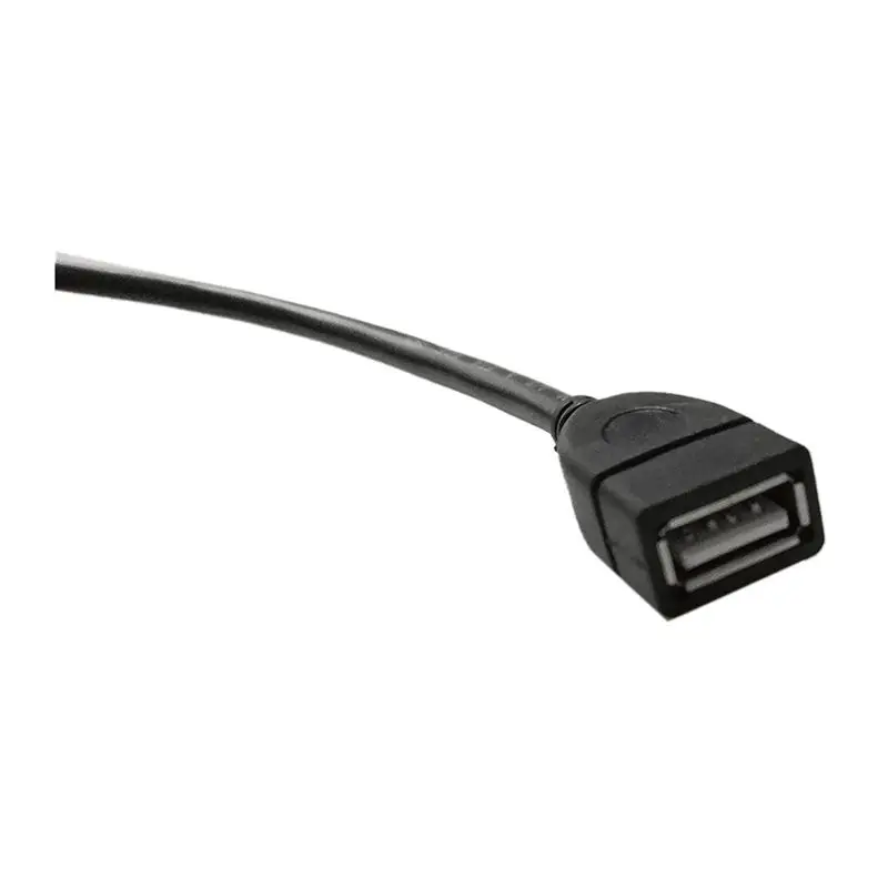 Черный 10 футов USB 2,0 Удлинительный кабель типа А «Мама-папа» черный
