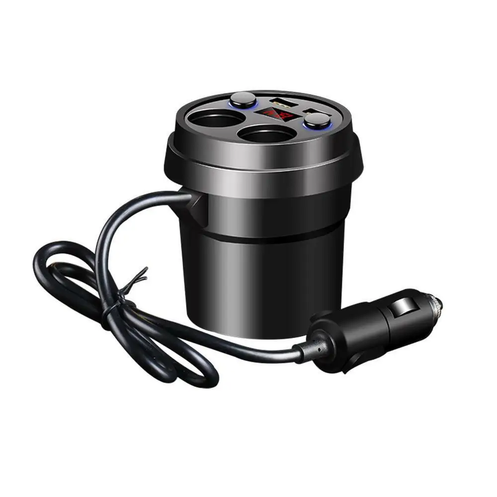 Автомобильное зарядное устройство 2 USB DC/5 V 3.1A чашка питания адаптер