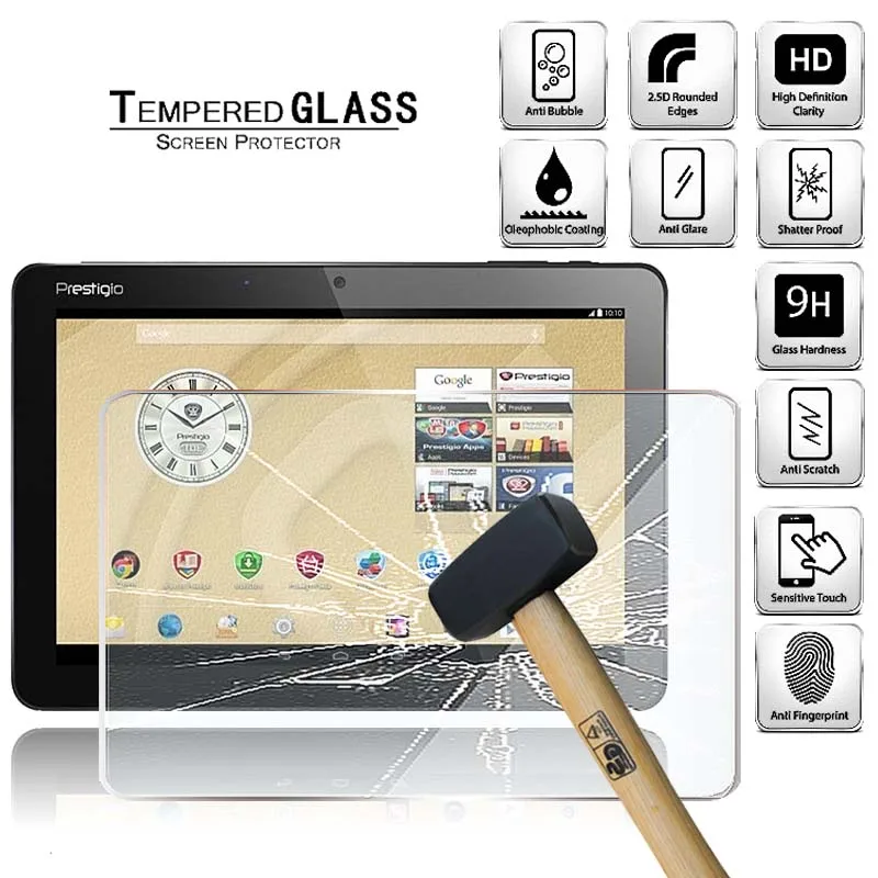 

Tablet Tempered Glass Screen Protector Cover for Prestigio MultiPad Muze 5002 Tablet Anti-Fingerprint Tempered Film