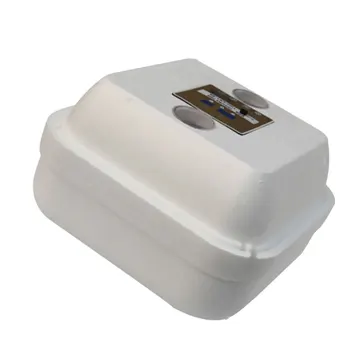 

1Pc 42 Grids Fully Automatic Egg Incubator Mini Eggs Poultry Hatcher Dual Power Incubator with Original US Plug White