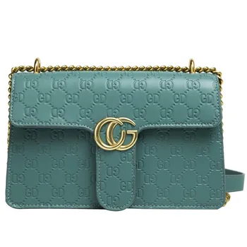

new fashion luxury female bag retro diagonal bag shoulder bag ladies embossed small square bag temperament women's bag handbag
