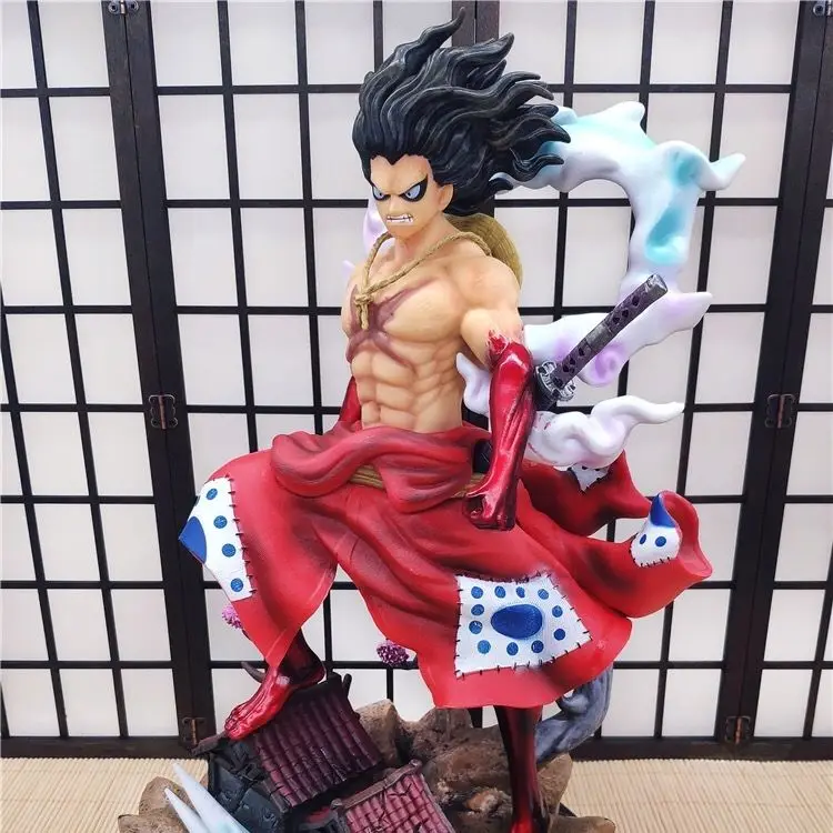 One Piece Аниме 33 см Змея человек Луффи ПВХ экшн-фигурки модели игрушки | Игрушки и
