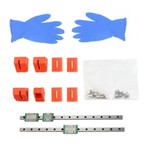 Zestaw do aktualizacji drukarki 3d, w tym MGN12H prowadnica liniowa 330mm MGN12 prowadnica liniowa blok M3 śruby do PRUSA MK3S