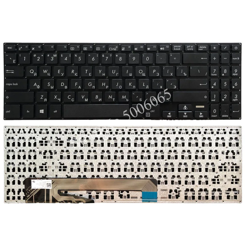 Русская клавиатура для ноутбука ASUS X560 RU Black