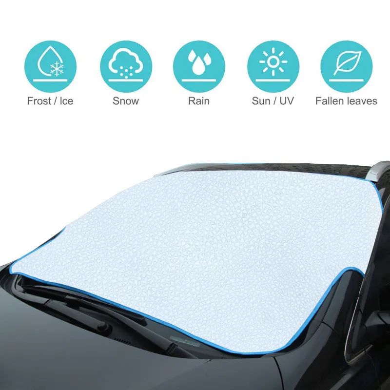 

CARPRIE Car Front Windscreen Snow Ice Shield Cover Autos Windshield Sunshade Anti-frost Anti-fog Universal Car Sun Protector s3
