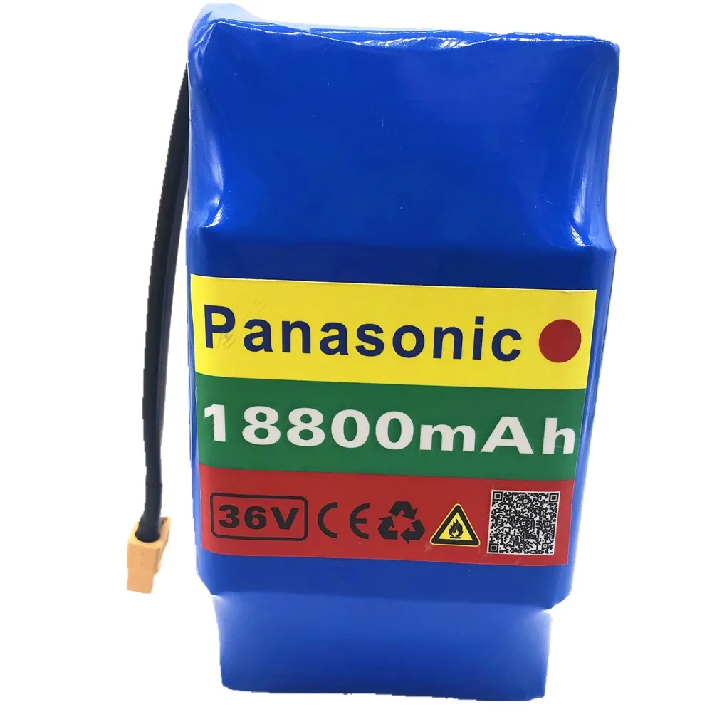 Panasonic 10S2P 18.8AH е-байка 36В Перезаряжаемые литий-ионный Батарея 18800 мА/ч, Батарея пакет для электрического самобалансирующегося Ховерборд всасывания Одноколесный велосипед