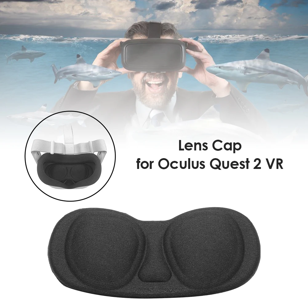 Reducido Cubierta protectora de lente VR carcasa a prueba de polvo para Oculus Rift S, accesorios de auriculares para juegos, almohadilla de cubierta antiarañazos para gafas suaves xmQKM3zw7zk