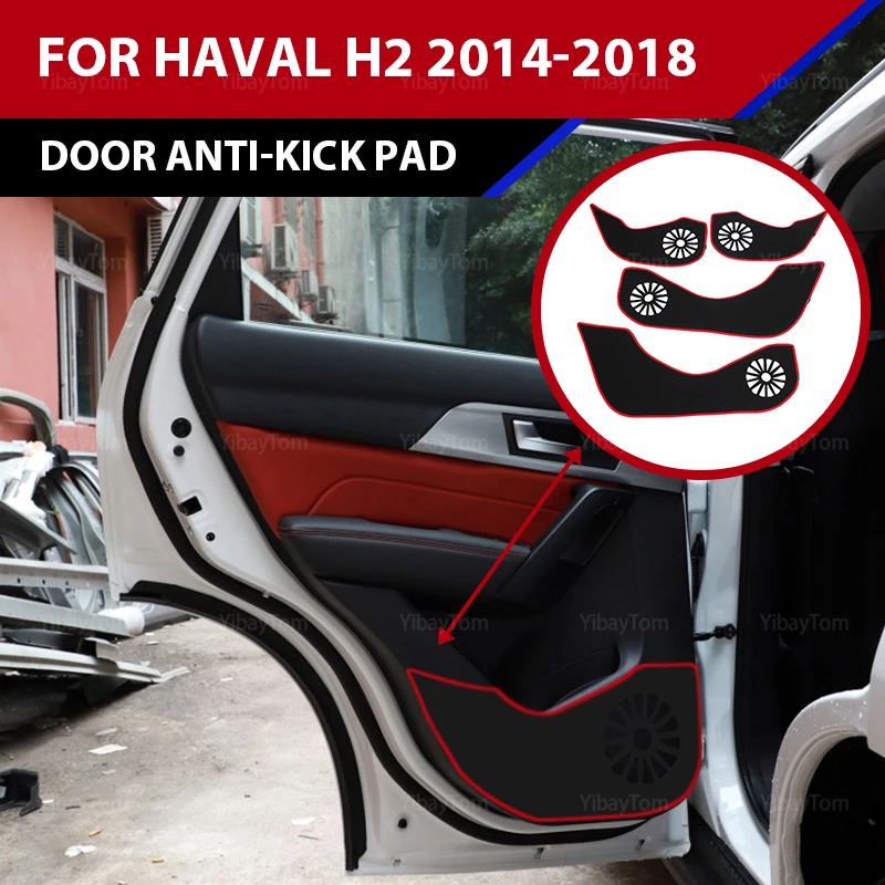 

Противоударная наклейка на дверь автомобиля, защитный коврик для Haval H2 2014-2018, аксессуары, переводная картинка, защита ковра из полиэстера