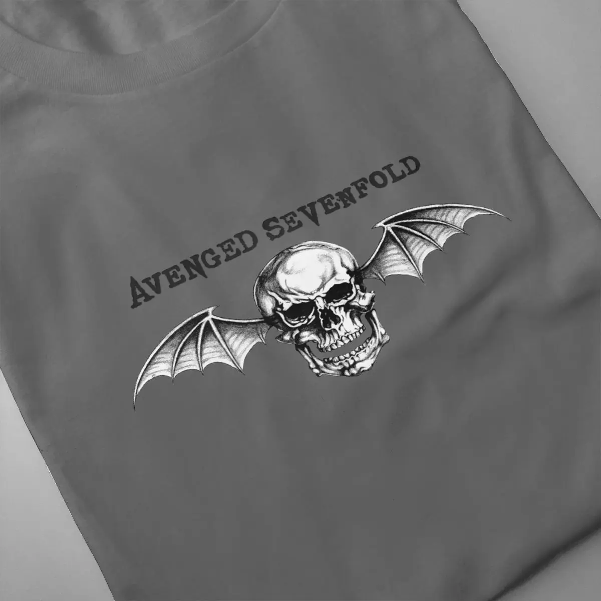 NOISYDESIGNS High-quality Men T-shirts Wholesale Cotton Avenged Sevenfold Printing Boys Black Summer Tee Tops Plus Size Shirt