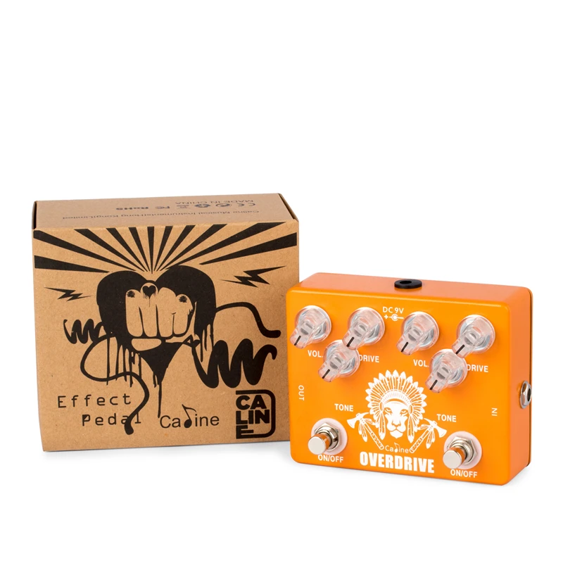 Caline Dupla Overdrive Pedal Efeito Guitarra True Bypass Acessórios Cp-70 - Image 6
